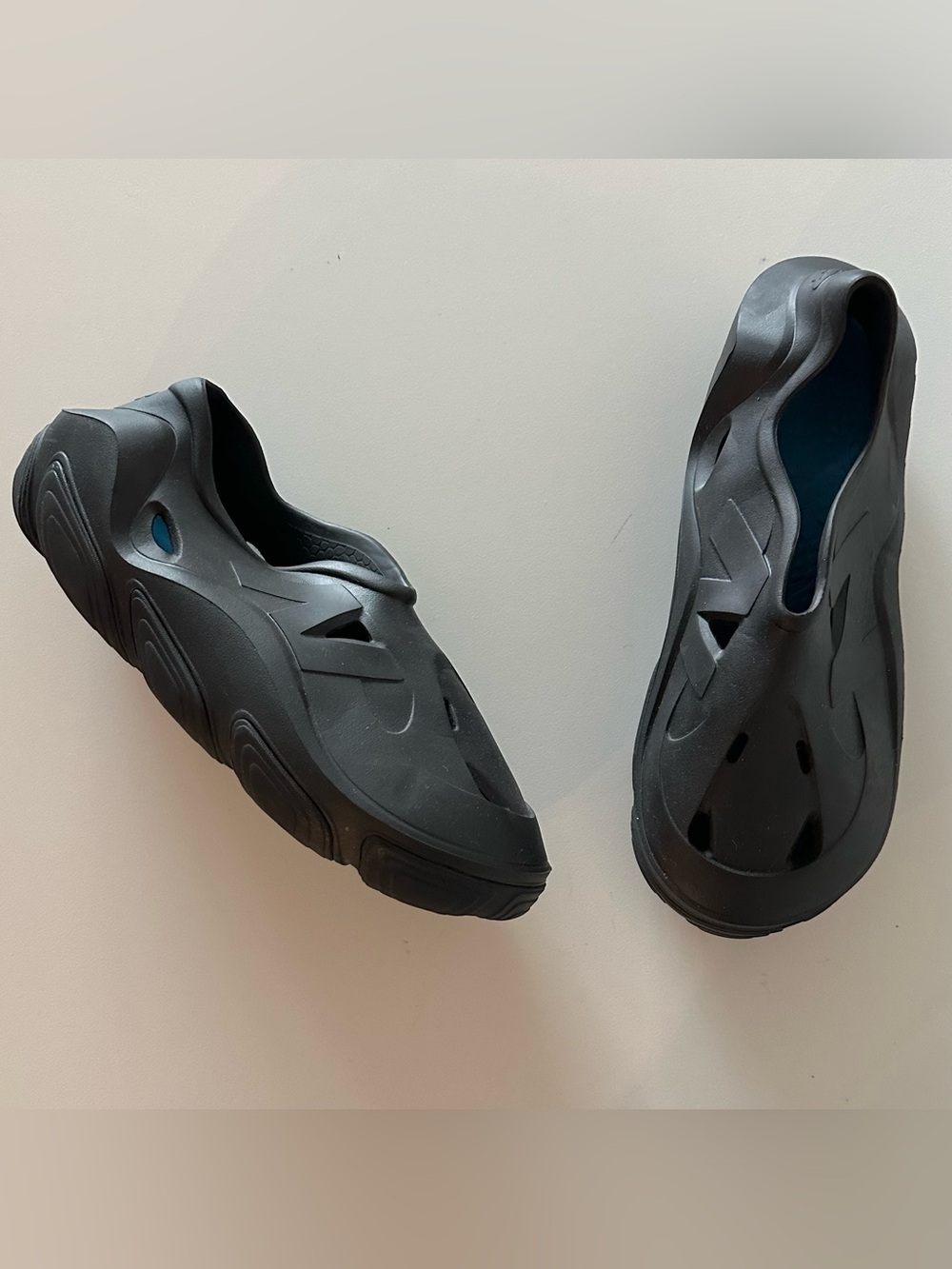 New Balance Fresh Foam X RCVRY Lounge 12 Black Shoes Recovery Slip On Rubber